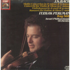 Bach, Perlman Lp Vinile Concertos In D, G Minor, For Violin & Oboe In C Minor Sigillato Bach, Perlman Lp Vinile Concertos In D, G Minor, For Violin & Oboe In C Minor Sigillato