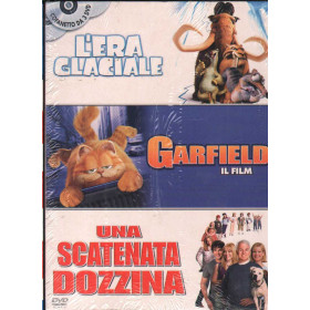 L'Era Glaciale + Garfield - Il film + Una Scatenata Dozzina DVD Various / Sigillato 8010312056376 L'Era Glaciale + Garfield - Il film + Una Scatenata Dozzina DVD Various / Sigillato 8010312056376