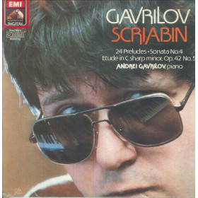 Gavrilov, Scriabin Lp Vinile 24 Preludes, Sonata N. 4, Etude In C Sharp Minor, Op. 42 N.5 Gavrilov, Scriabin Lp Vinile 24 Preludes, Sonata N. 4, Etude In C Sharp Minor, Op. 42 N.5