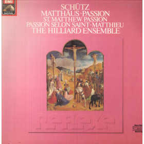 Schütz, Hilliard Ensemble LP Vinile Matthaus-Passion / 2700181 Nuovo Schütz, Hilliard Ensemble LP Vinile Matthaus-Passion / 2700181 Nuovo