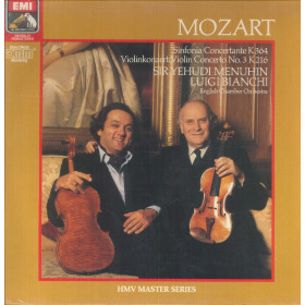 Mozart, Menuhin LP Vinile Sinfonia Concertante K 364 / Violin Concerto No. 3 K 216 Sigillato Mozart, Menuhin LP Vinile Sinfonia Concertante K 364 / Violin Concerto No. 3 K 216 Sigillato