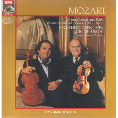 Mozart, Menuhin LP Vinile Sinfonia Concertante K 364 / Violin Concerto No. 3 K 216 Sigillato