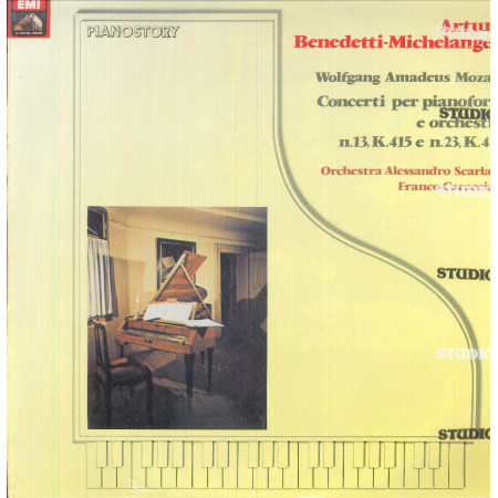 Michelangeli, Mozart LP Vinile Concerti Per Pianoforte E Orchestra N.13 K 415e N. 23 K 488 Sigillato