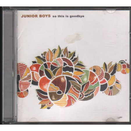 Junior Boys CD So This Is Goodbye / Domino – WIGCD178 Nuovo