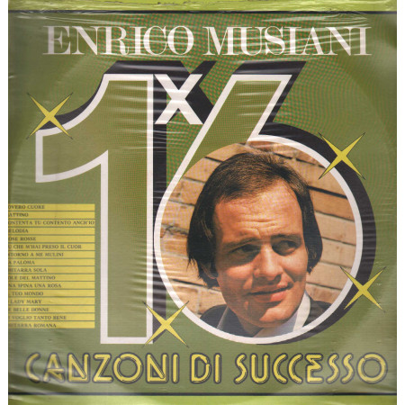 Enrico Musiani LP Vinile 16 Canzoni Di Successo / Discoring 2000 – GXLP1022 Sigillato
