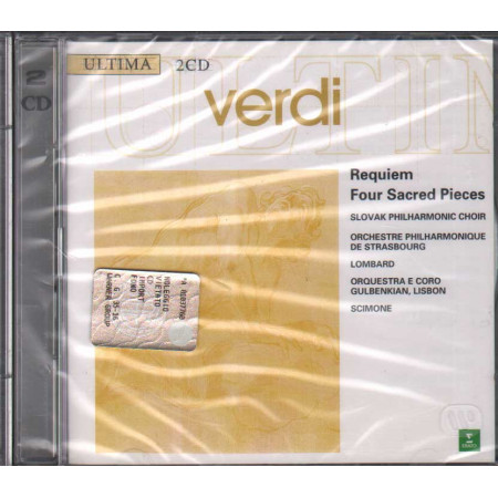 Verdi, Lombard, Scimone CD Requiem / Four Sacred Pieces / Erato – 0630189672 Sigillato