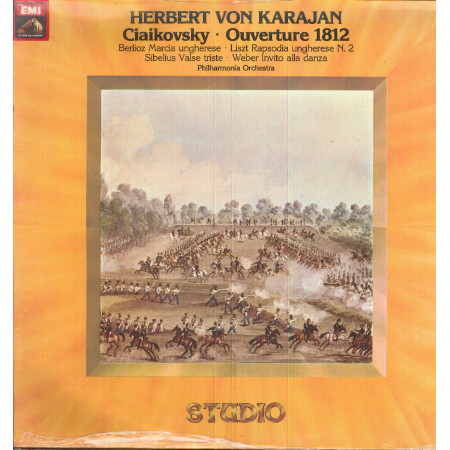 Karajan, Ciaikovsky LP Vinile Ouverture 1812 / Marcia Ungherese / 3C05300479 Sigillato