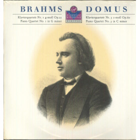 Brahms, Domus LP Vinile Klavierquartett Nr.1 G-Moll Op. 25, Nr.3 C-Moll Op. 60 Sigillato Brahms, Domus LP Vinile Klavierquartett Nr.1 G-Moll Op. 25, Nr.3 C-Moll Op. 60 Sigillato