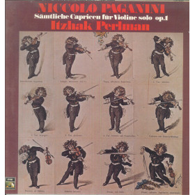Paganini, Perlman LP Vinile Samtliche Capricen Fur Violine Solo  Op. 1 Sigillato Paganini, Perlman LP Vinile Samtliche Capricen Fur Violine Solo  Op. 1 Sigillato
