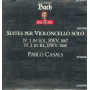 Bach ‎LP Vinile Suites Per Violoncello Solo N.1 In Sol, BWV. 1007 N. 2 In Re, BWV 1008