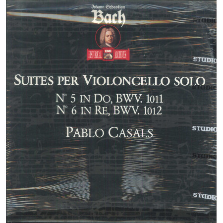 Bach ‎LP Vinile Suites Per Violoncello Solo N.5 In Do, BWV.1011 N. 6 In Re, BWV 1012