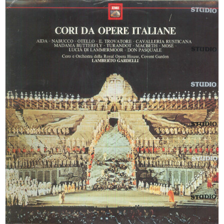 Gardelli, Coro E Orchestra Royal Opera House LP Vinile Cori Da Opere Italiane Sigillato