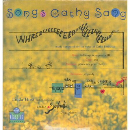 Hirst, Masson LP Vinile Songs Cathy Sang / Virgin – VC7907041 Sigillato