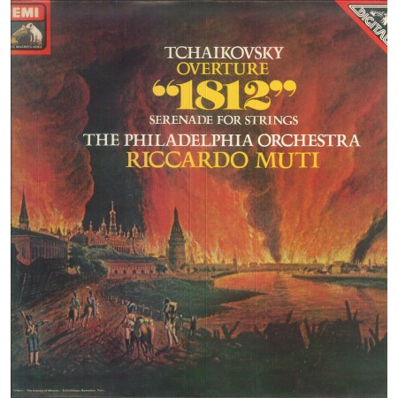 Tchaikovsky, Muti LP Vinile Overture 1812 - Serenade For Strings / 06503970T Nuovo