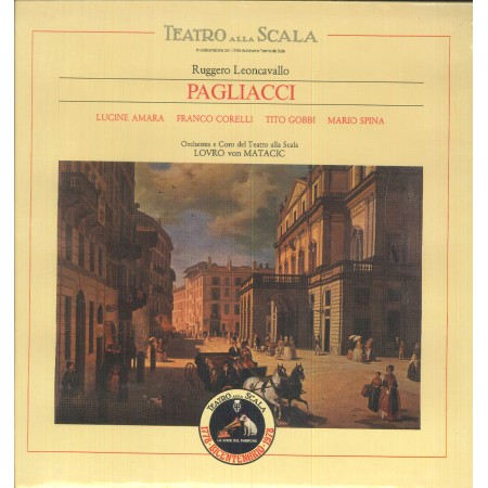 Leoncavallo, Amara, Corelli, Gobbi, Spina LP Vinile Pagliacci / 3C1630052526 Nuovo