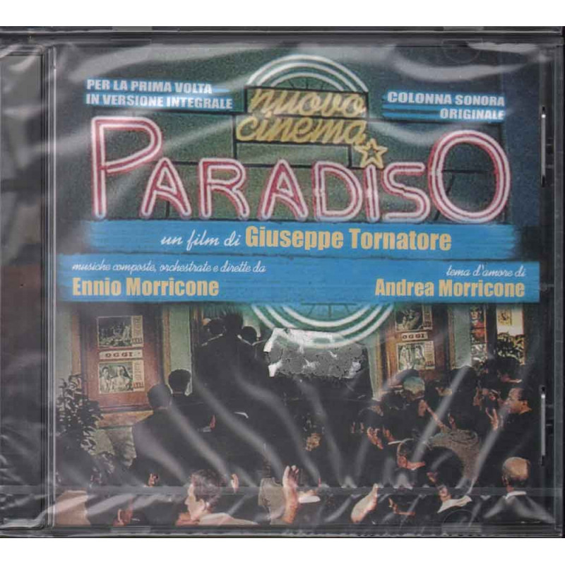 Ennio Morricone CD Nuovo Cinema Paradiso OST / GDM 067 157-2 Sigillato Ennio Morricone CD Nuovo Cinema Paradiso OST / GDM 067 157-2 Sigillato