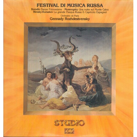 Borodin, Mussorgsky, Korsakov LP Vinile Festival Di Musica Russa / EMI – 3C05302317 Nuovo