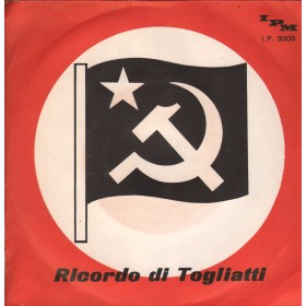 Paolo Brazzi Vinile 7" 45 giri Ricordo Di Togliatti Pt. 1 & 2 / IP3208 Nuovo Paolo Brazzi Vinile 7" 45 giri Ricordo Di Togliatti Pt. 1 & 2 / IP3208 Nuovo