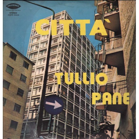 Tullio Pane LP Vinile Città / Presence Record – ZSKPR55900 Sigillato