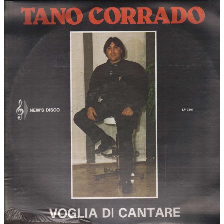 Tano Corrado LP Vinile Voglia Di Cantare / New's Disco ‎– LP3301 Sigillato