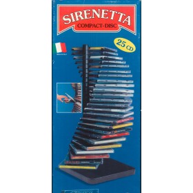 Sirenetta Contenitore Per CD 25 Porta Compact Disc / Nuovo 8001582111223 Sirenetta Contenitore Per CD 25 Porta Compact Disc / Nuovo 8001582111223