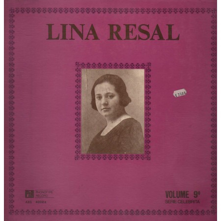 Lina Resal LP Vinile Lina Resal Vol. 9 / Phonotype Record – AZQ40024 Nuovo