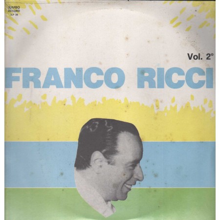 Franco Ricci ‎LP Vinile Franco Ricci Vol. 2 / Jumbo Record ‎– JLP26 Sigillato