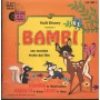 Walt Disney Vinile 7" 45 giri Bambi, Con Musiche Tratte Dal Film / LLP309 Nuovo