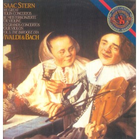 Stern, Vivaldi, Bach LP Vinile The Great Violin Concertos Vol.1, The Baroque Era Nuovo