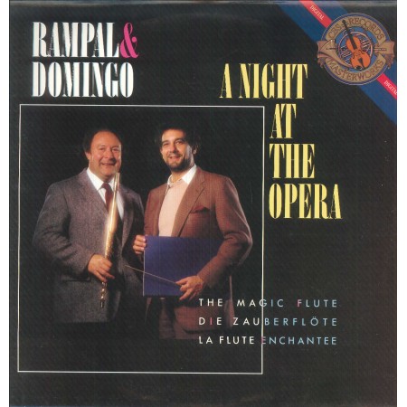 Rampal, Domingo LP Vinile A Night At The Opera, The Magic Flute / IM42100 Nuovo