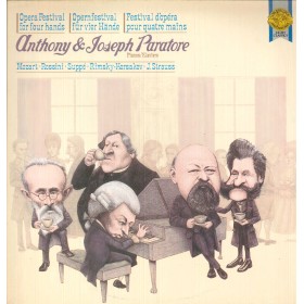 Anthony E Joseph Paratore, Mozart LP Vinile Opera Festival For Four Hands / M42102 Nuovo Anthony E Joseph Paratore, Mozart LP Vinile Opera Festival For Four Hands / M42102 Nuovo