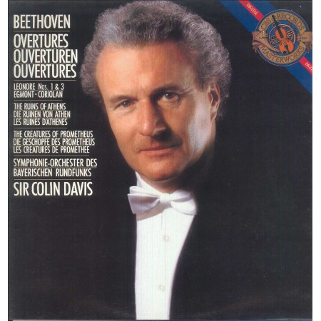 Beethoven, Davis LP Vinile Overtures / CBS Masterworks – IM42103 Nuovo