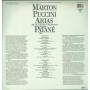 Eva Marton, Patanè LP Vinile Puccini Arias / CBS Masterworks – IM42167 Nuovo