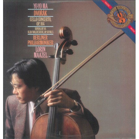 Yo-Yo Ma, Dvorak LP Vinile Cello Concerto / Rondo / Klid / Waldesruhe Nuovo