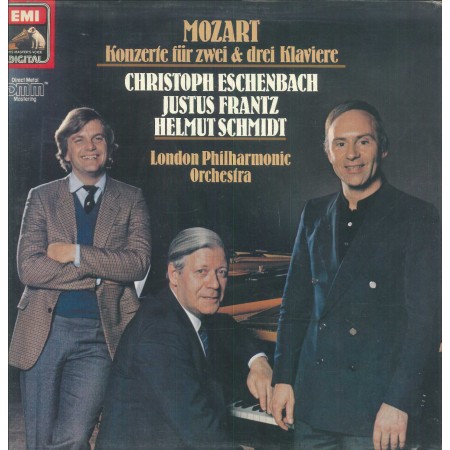 Mozart, Eschenbach, Frantz, Schmidt LP Vinile Konzerte Fur Zwei E Drei Klaviere Sigillato