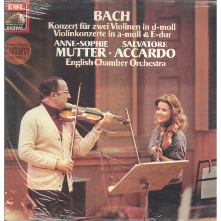 Bach, Mutter, Accardo LP Vinile Konzert Fur Violinen In D-moll, Violinkonzerte In A-moll  E-dur Sigillato