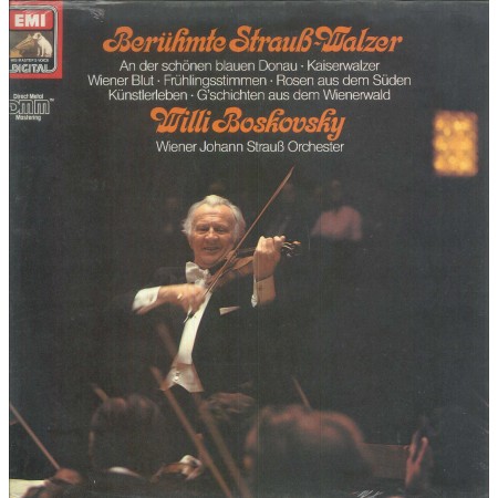 Boskovsky, Strauss Orchester ‎LP Vinile Beruhmte StrauB-Walzer / 1C0671432801 Sigillato