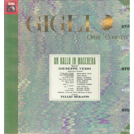 Verdi, Serafin ‎LP Vinile Un Ballo In Maschera / Emi – 3531183923M Sigillato