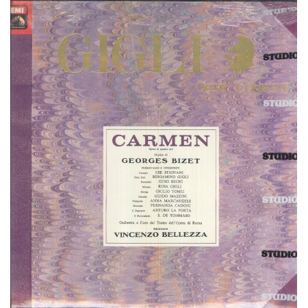 Bizet, Bellezza ‎LP Vinile Opera In Tre Atti, Carmen / Emi – 3531182553M Sigillato