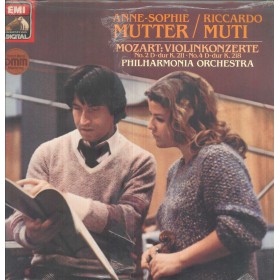 Mutter, Muti, Mozart LP Vinile Violinkonzerte No.2, 4  D-dur K.211, K.218 Sigillato Mutter, Muti, Mozart LP Vinile Violinkonzerte No.2, 4  D-dur K.211, K.218 Sigillato