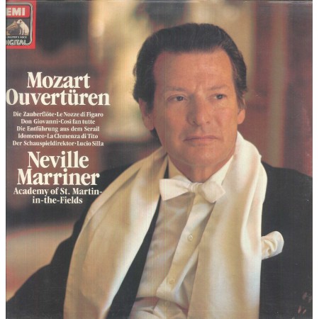 Mozart, Marriner ‎‎LP Vinile Overtures / EMI – 1C06743198T Sigillato