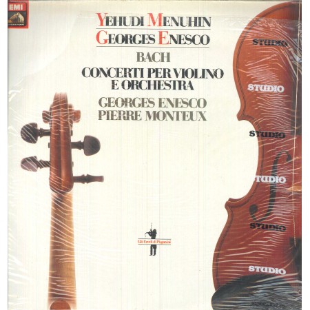 Bach, Menuhin, Enescu ‎‎LP Vinile Concerti Per Violino e Orchestra / 531430701M Sigillato