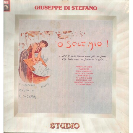 Giuseppe Di Stefano ‎‎LP Vinile O Sole Mio / EMI ‎– 3C05317161M Sigillato