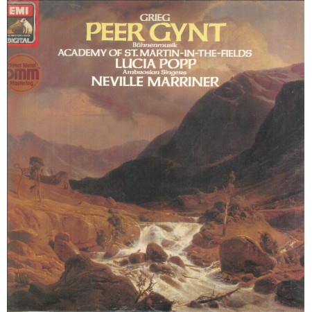 Grieg, Marriner, Singers ‎‎LP Vinile Peer Gynt Buhnenmusik / His Master's Voice – 1C06743440T Sigillato