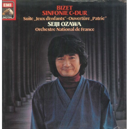 Bizet, Ozawa LP Vinile Sinfonie C-Dur / Suite Jeux D'enfants / Overture Patrie / 1C06743339T Sigillato