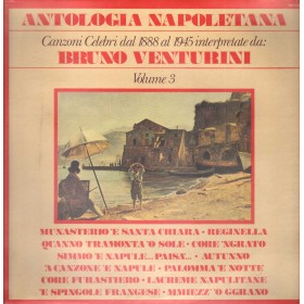 Bruno Venturini LP Vinile Antologia Napoletana Vol. 3 / Joker – SM4173 Sigillato Bruno Venturini LP Vinile Antologia Napoletana Vol. 3 / Joker – SM4173 Sigillato
