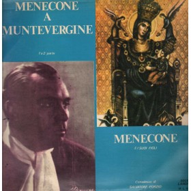 Menecone Ed I Suoi Figli LP Vinile Menecone A Montevergine 1 E 2 Parte / ML0011 Nuovo Menecone Ed I Suoi Figli LP Vinile Menecone A Montevergine 1 E 2 Parte / ML0011 Nuovo