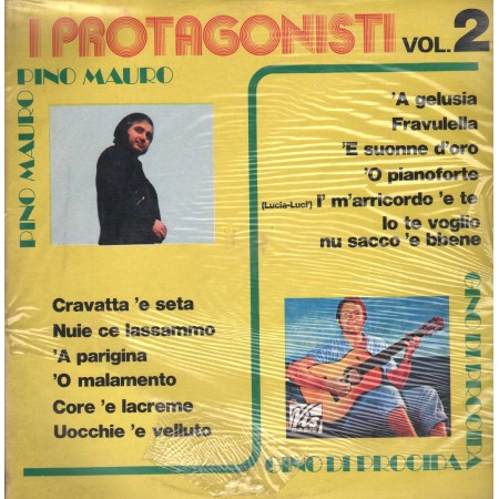Pino Mauro, Gino Di Procida LP Vinile I Protagonisti Vol.2 / VISLP2063 Sigillato