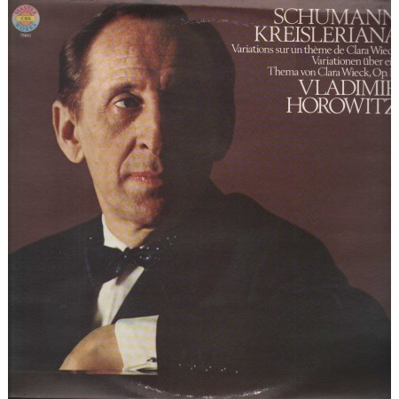 Schumann, Horowitz LP Vinile Kreisleriana / Variations Sur Un Thème / CBS ‎– 75841 Nuovo