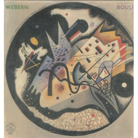 Webern, Boulez LP Vinile Opus 1 - 31 / CBS – 79402 Sigillato